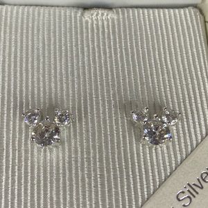 Disney Parks Mickey Head crystal pierced earrings